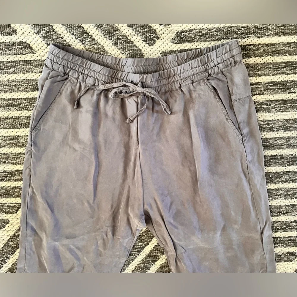 JOHNNY WAS Small Gray Rumble Rayon Joggers Pants - Picture 3 of 7